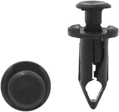 Image de Agrafes automatiques pour garde-boue, 8 mm, en plastique, fixation, noir, lot de 20