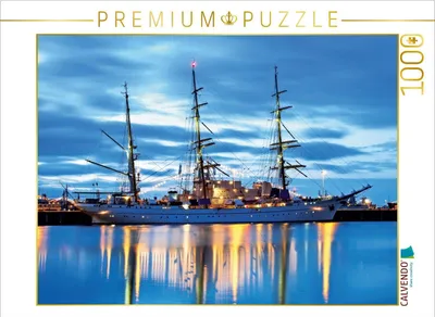 Produktbild von CALVENDO Puzzle Segelschulschiff Gorch Fock | 1000 Teile Lege-Größe 64x48cm Foto-Puzzle für glückliche Stunden