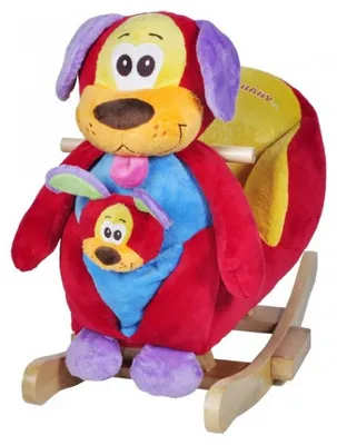 Image de Chien a bascule tim - knorrtoys - 40327 - jouet bascule peluche bebe