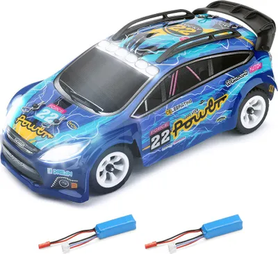 Obrázek produktu pro Wltoys 284010 1/28 2.4G 4WD Brushed RTR RC Car Drift LED Lights High Speed RC Toy se 2 bateriemi