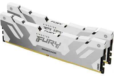 Image de Kingston Technology FURY 48GB 8000MT/s DDR5 CL38 DIMM (2er-Kit) Renegade White