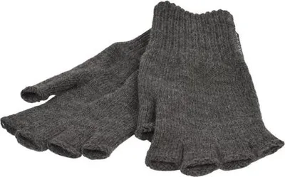 Produktbild von P&T Herren Fingerlose Handschuhe - Dunkelgraue Arbeitshandschuhe