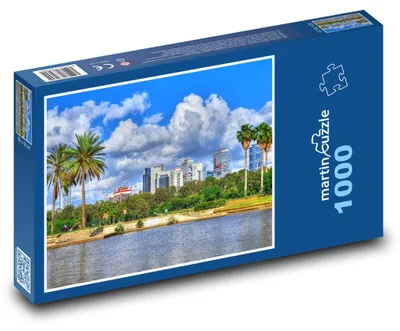 Zdjęcie produktu dla Puzzle 1000 Park Hayarkon - Tel Aviv - martinpuzzle