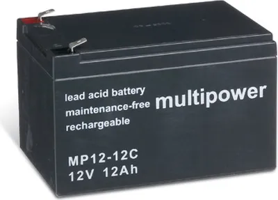 Produktbild von Powery Bleiakku (multipower) MP12-12C zyklenfest