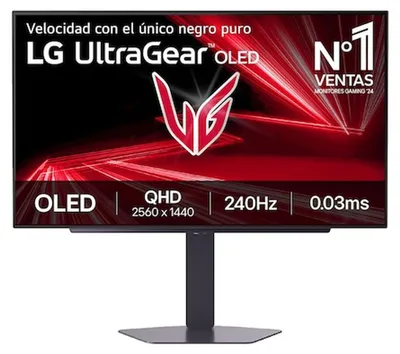 Zdjęcie produktu dla LG 27GX704A-B, 68,6 cm (27"), 2560 x 1440 px, Quad HD, OLED, 0,03 ms, Czarny