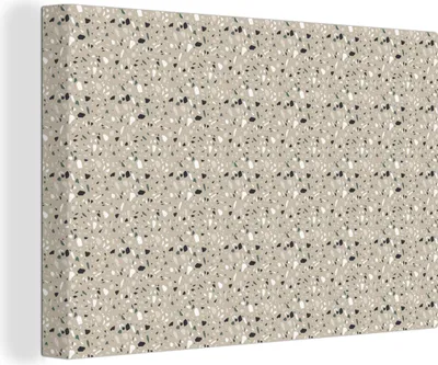 Obrázek produktu pro OneMillionCanvasses® - Obraz na plátně - 140x90 cm, Terazzo - Textura - Vzor, Nástěnná umělecká dekorace - Fotografie na plátně - Obraz na dřevěném rámu