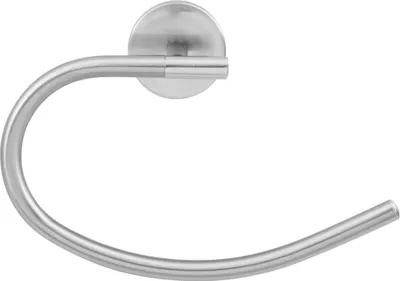 Produktbild von Fackelmann Toilettenbürste mit Halter FUSION, WC-Garnitur, WC-Bürste mit vernickelter Wandhalterung (Farbe: Silber/Milchig)