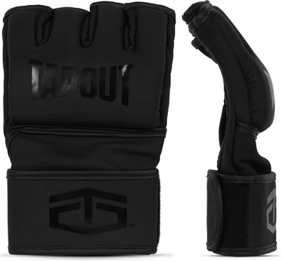 Produktbild von MMA-Trainingshandschuhe aus Kunstleder HASLEY Black/Black S/M Tapout