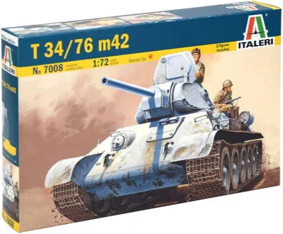 Produktbild von Modellbausatz Panzer 7008 – T 34/76 m42 (1:72)