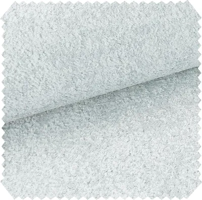 Produktbild von novely® MONIQUE Samtweicher Bouclé-Velours-Stoff, Schwer Entzündbar Meterware 1lfm - Farbe: 81 Hellgrau
