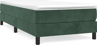 Immagine prodotto di Struttura letto in velluto verde scuro 90x190 cm
