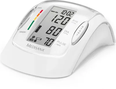 Produktbild von Medisana MTP, Oberarm, Weiß, 2 Benutzer, 22 - 32 cm, Tasten, AA