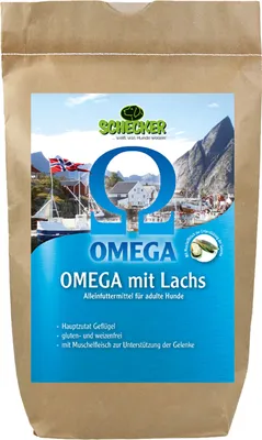 Produktbild von 3 kg Schecker Omega 3 + 6 Lachs - Trockenfutter - weizenfrei - glutenfrei