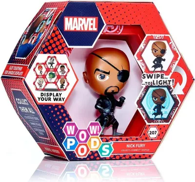 Image de Marvel Wow Nick Fury Figurine En capsule Golden Golden One Size