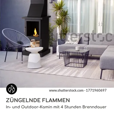 Produktbild von Fiamme Camino Ethanol-Kamin Edelstahl-Brenner 1,15 Liter 4h Brenndauer