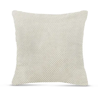 Immagine prodotto di Bestlivings copricuscino Bubble 60 cm x 60 cm colore Offwhite, morbido copricuscino con cerniera, copertura semplice per il soggiorno o la camera da letto