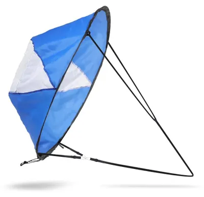 Image de Voile pour kayak de 42 pouces - Voile pliable - Voile de windsurf - Tissu polyester taffetas - Protection UV - Conception compacte - Fenêtre transparente