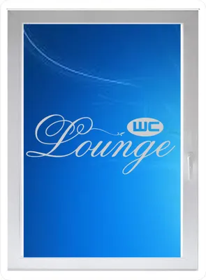 Produktbild von INDIGOS UG - WC laounge - Farbe: silberfein satiniert - 116x46 cm - Sichtschutzfolie - Fensterfolie - Glasdekorfolie - für die Küche, WC laounge ans Fenster