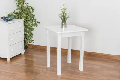 Produktbild von Esstisch 60x60 weiß