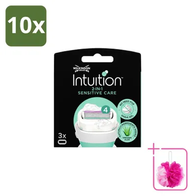 Produktbild von 10 x Wilkinson Intuition Sensitive Care Ersatzklingen für empfindliche Haut - Sparpackung - 10 Stücke