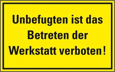 Produktbild von Dreifke® Schild I Zufahrts- und Zutrittsschild, Unbefugten ist das Betreten d...