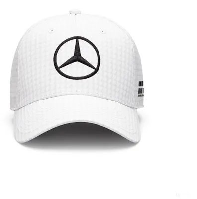 Produktbild von Mercedes Team Kinder Lewis Hamilton Col Driver Baseballkappe, weiß, 2023