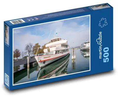 Zdjęcie produktu dla Puzzle 500 Statek na Jeziorze Bodeńskim - martinpuzzle