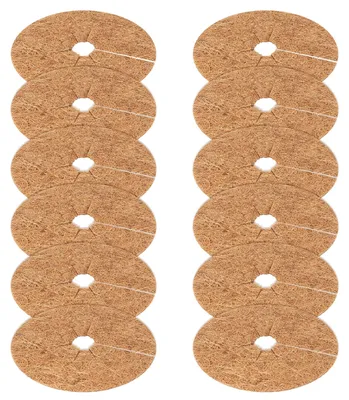 Image de Solidchoice - 12 tapis de fibres de coco, diamètre 20 cm, pour la protection des plantes