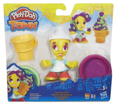 Produktbild von Hasbro Play-Doh Town Spielfigur Eisverkäuferin
