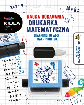Zdjęcie produktu dla Drukarka/pieczątka matematyczna Dodawanie Kidea