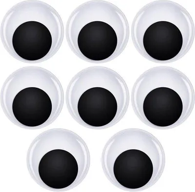 Immagine prodotto di Accessori in plastica autoadesivi neri e bianchi da 50 mm