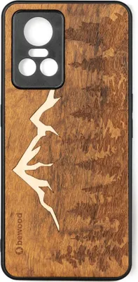 Immagine prodotto di Copertura in legno Bewood Bewood Realme GT Neo 3 Imbuia Mountains