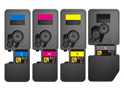 Produktbild von XL Tonerkartuschen Set TK-5450 Schwarz, Cyan, Magenta, Gelb kompatibel mit Kyocera Ecosys MA2600 cfx, MA2600 cwfx, PA2600 cwx, PA2600 cx