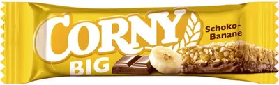 Produktbild von Corny Big Schoko Banane Milchschokolade und Bananenstückchen 50g