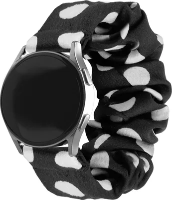 Produktbild von Strap-it Samsung Galaxy Watch 6 Classic 47mm Scrunchie Armband (Gepunktet)