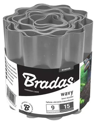 Image de Bordure de pelouse en gris 20 cm x 9 m