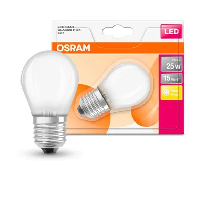 Produktbild von Osram Classic P, 2,5 W, E27, 250 lm, 15000 h, Warmweiß
