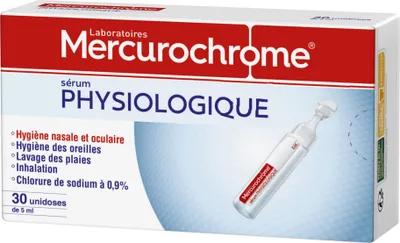 Obrázek produktu pro Sérum pro nosní a oční hygienu Mercurochrome, 30 dávek po 5 ml