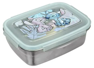 Produktbild von Disney Stitch Brotdose mit Gummidichtung Edelstahl 550ml