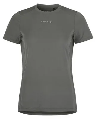 Productafbeelding van Craft Damen Sportshirt ADV Essence SS Tee 2, kleur: Grijs – Functioneel T-shirt, maat: XL, met ventilatie