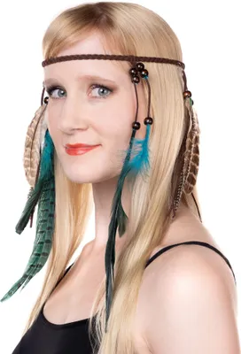 Produktbild von Haarband mit Federn