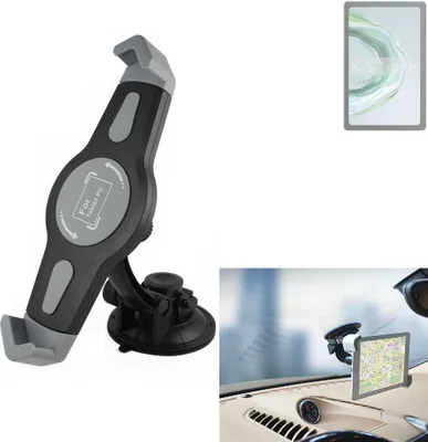 Produktbild von K-S-Trade Scheiben-Halterung für Tablets kompatibel mit Cubot TAB 40 KFZ Tablet Saugnapf Auto Halterung Windschutzscheibe Holder Halter