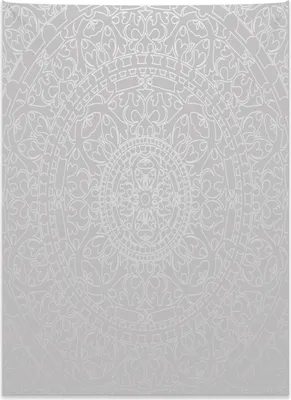 Produktbild von Abakuhaus Grau und Weiß Wandteppich, Orientalisches Design aus Weiches Mikrofaser Stoff Kein Verblassen Klare Farben Waschbar, 110 x 150 cm, Grau