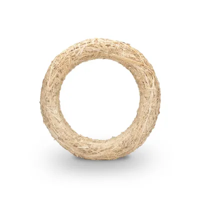 Produktbild von Strohkranz Natur, für Adventskranz Weihnachtskranz Türkranz in 7 Größen zur Auswahl, Größe:Ø 40 x 7 cm