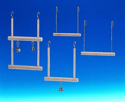Produktbild von Nobby Trapezschaukel Doppelt, Mit Glocke 12,5 x 20,5 cm