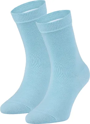 Produktbild von Kinder Socken für Mädchen & Jungen Lange Baumwollsocken, 30-35, Hellblau (Pure Sky)