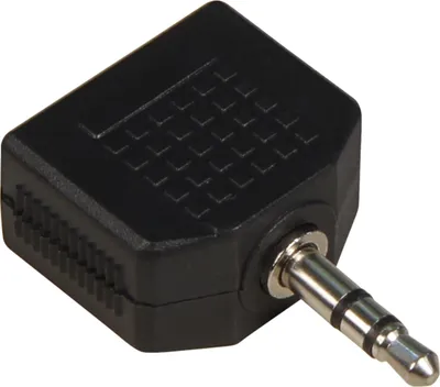 Produktbild von LogiLink CA1002, 3.5mm, 2x3.5mm, Schwarz