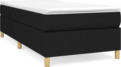 Produktbild von vidaXL Boxspringbettgestell Schwarz 90x200 cm Stoff