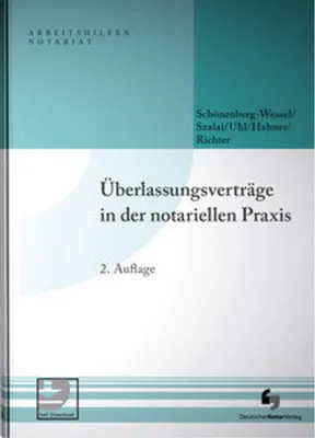 Produktbild von Überlassungsverträge in der notariellen Praxis