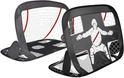Produktbild von Famanu Fußballtor tragbar - 2-in-1 Design, leicht und stabil